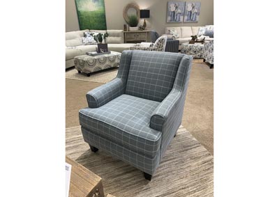 Image for Bates Nickle Sterlington Blue Accent Chair