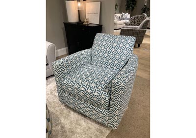 Image for Tnt Nickel (Revolution) Rupert Teal Swivel Glider Chair