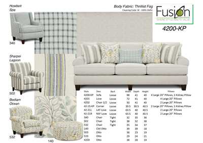 Image for Thrillist Fog (Sustain) Thrillist Fog Sofa