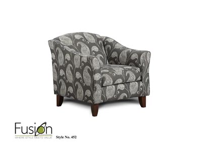 Image for Apex Cinder Gallo Ink Accent Chair