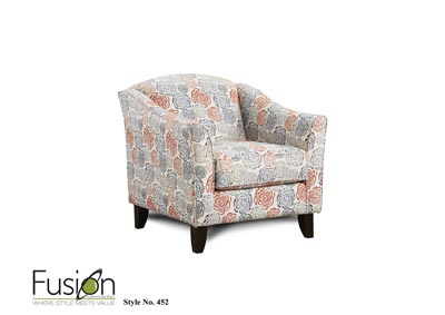 Image for Glory Silver Mist Gray Accent Chair