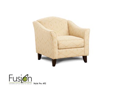 Image for Intention Taupe (Revolution) Parterre Cornsilk Accent Chair