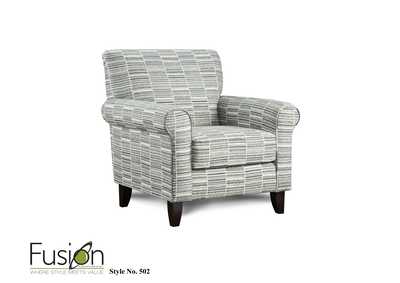 Image for Tnt Charcoal Byzantine Blue Accent Chair