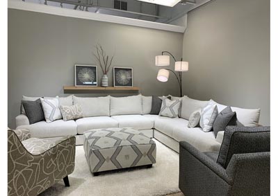 Image for Braxton Ivory Ponderosa Parchment Cocktail Ottoman