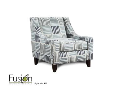 Image for Grande Denim (Revolution) Swag Cobalt Accent Chair