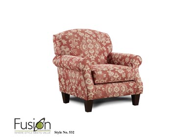 Image for Longevity Muslin Bedoya Pepper Accent Chair