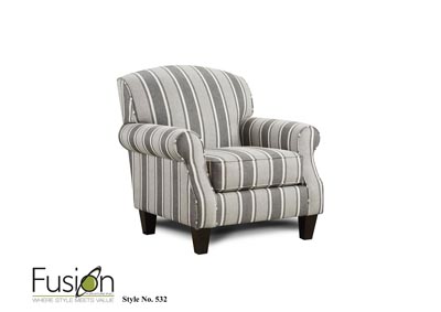 Image for Memory Charcoal Flemish Charcoal Accent Chair