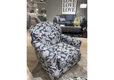 Image for Awesome Oatmeal (Revolution) Sophie Indigo Accent Chair