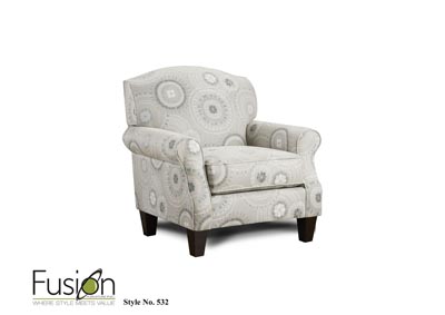 Image for Longboard Chambray (Revolution) Tassels Mineral Accent Chair