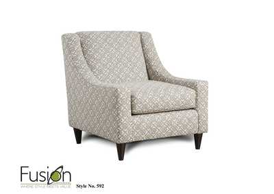 Image for Evenings Stone (Revolution) Silver Rust Accent Chair