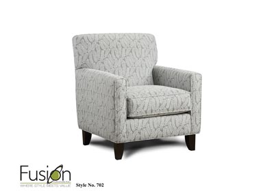 Image for Longboard Chambray (Revolution) Gray Nickel Accent Chair