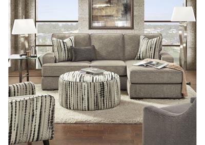 Image for Handwoven Stone Shibori Peppercorn Cocktail Ottoman