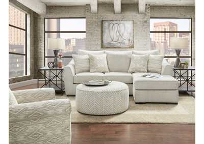 Image for 9778VibrantVisionOatmeal Passageway Vanilla Cocktail Ottoman