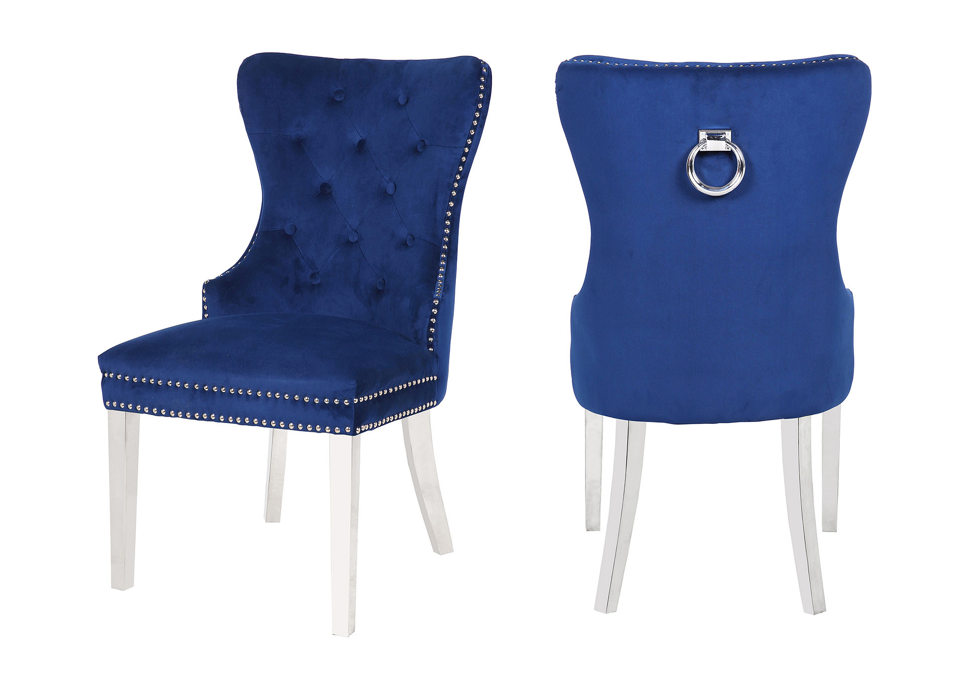 Erica Blue Accent chairs / dining chairs,Galaxy Home Furniture