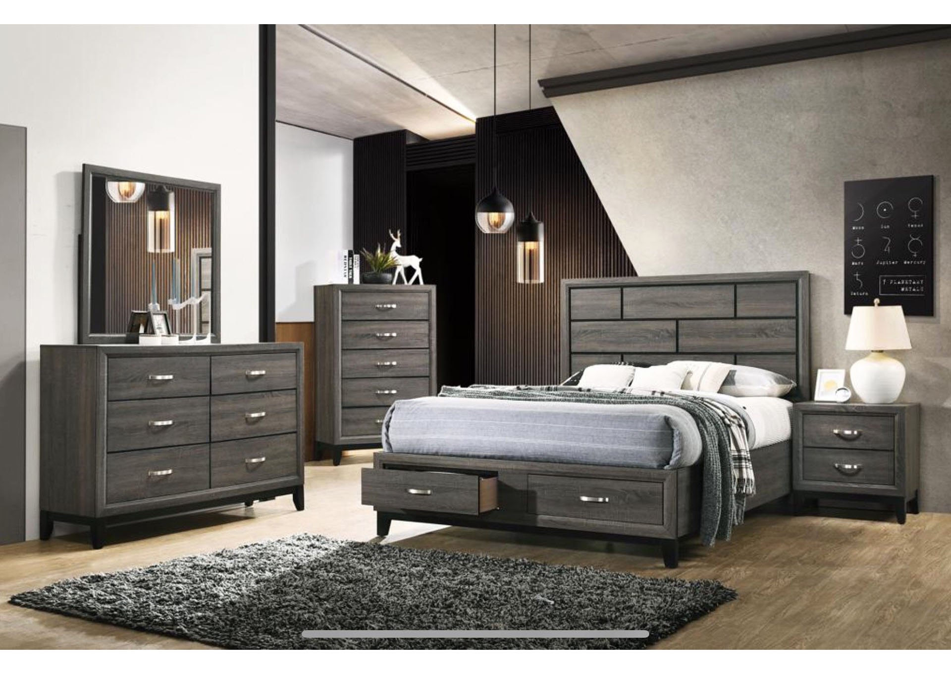 bedroom set at hudson furniture ocala fl