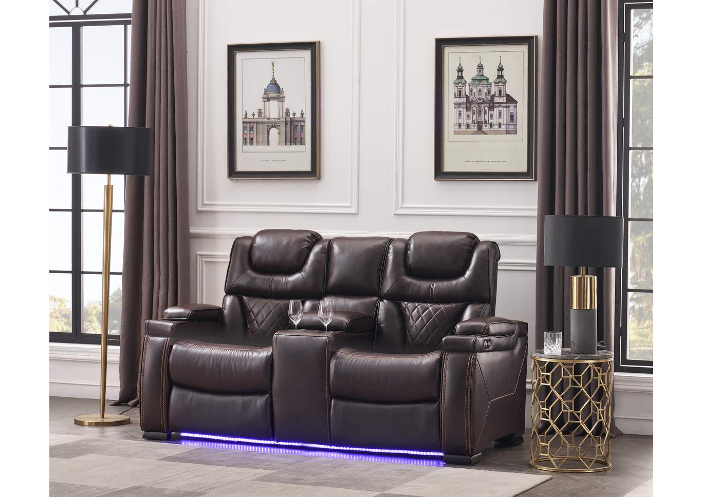 Loveseat,Galaxy Home Furniture