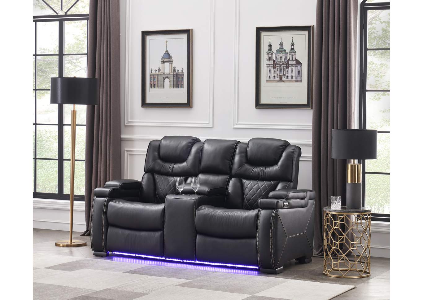 Loveseat,Galaxy Home Furniture