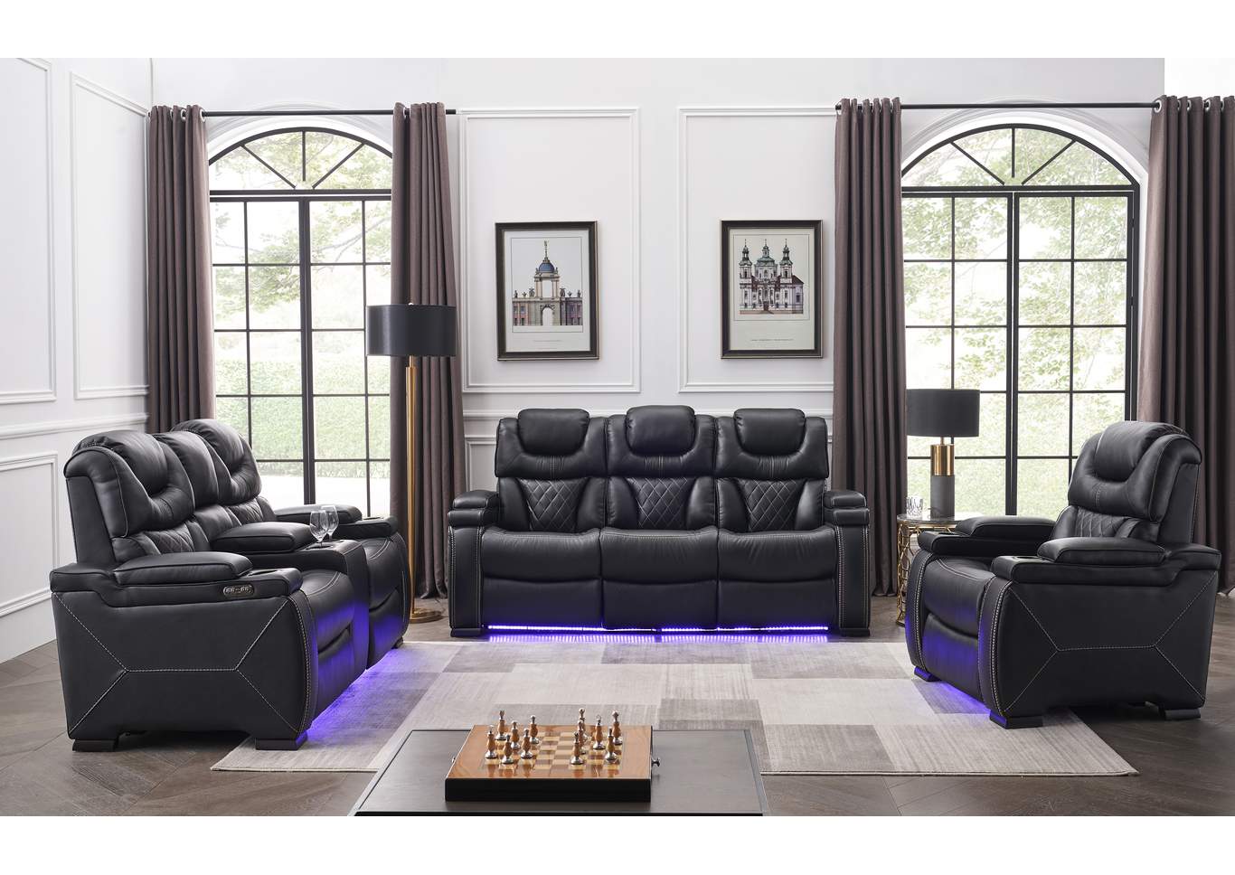 Sofa + Loveseat,Galaxy Home Furniture