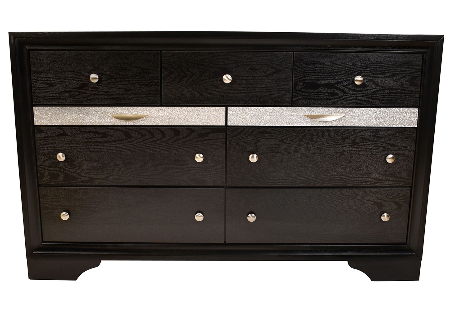 Matrix Black Dresser,Galaxy Home Furniture