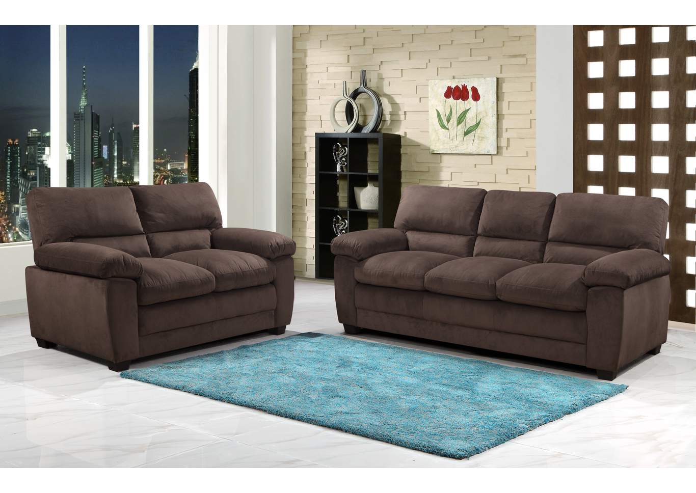 Sofa + Loveseat,Galaxy Home Furniture