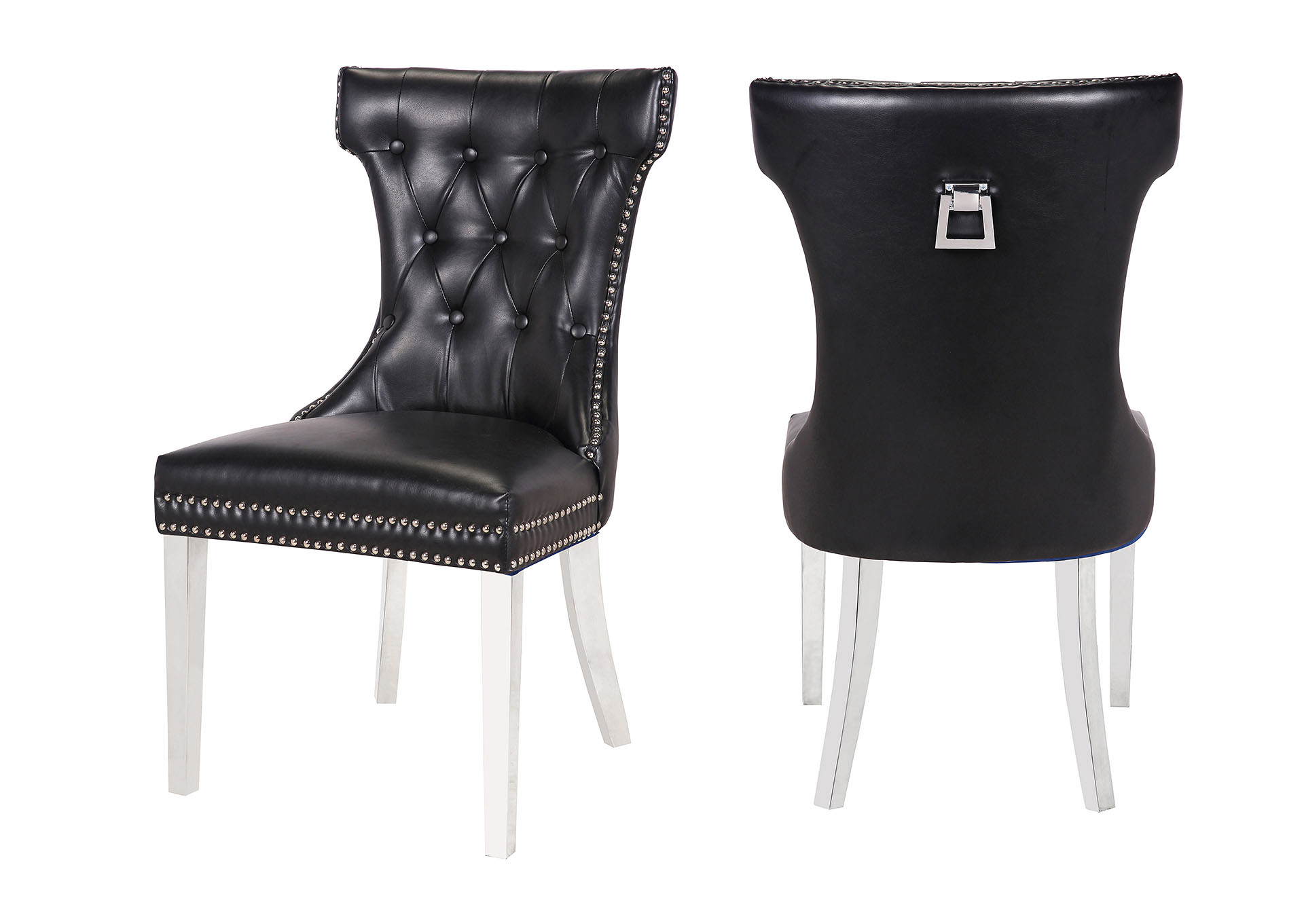 Rita Black Accent chairs / dining chairs,Galaxy Home Furniture