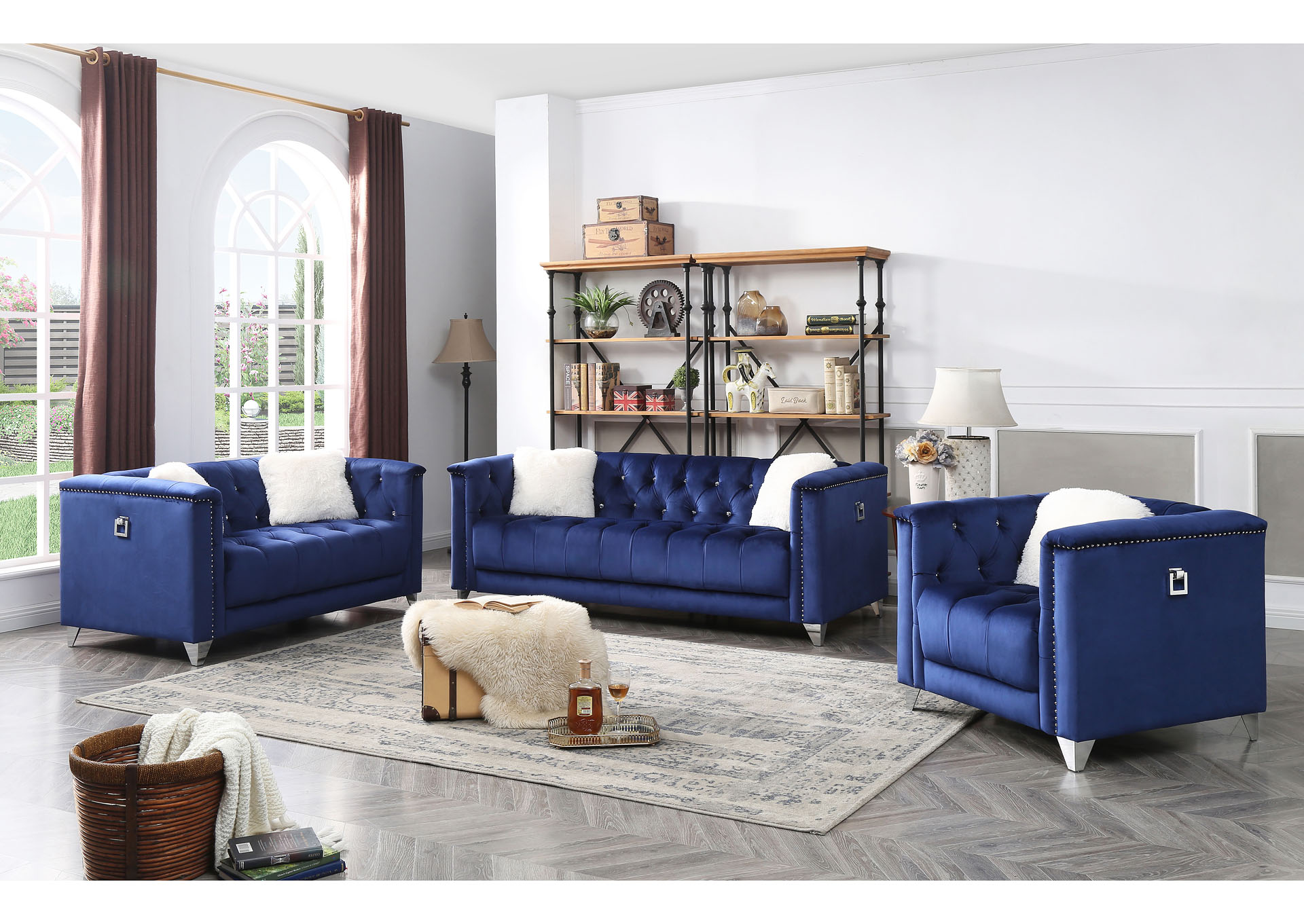 2 Piece Living Room Set,Galaxy Home Furniture