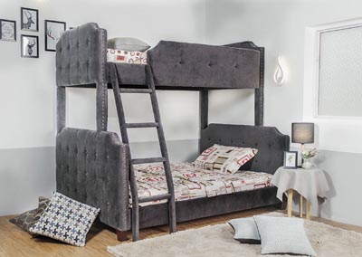 Coby Gray Bunk Bed