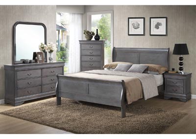 Image for Louis Phillipe Grey Full Bed