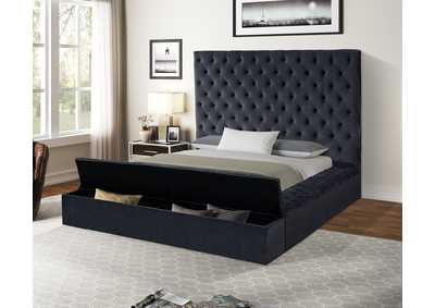Image for Nora Black Full Upholstered Bed