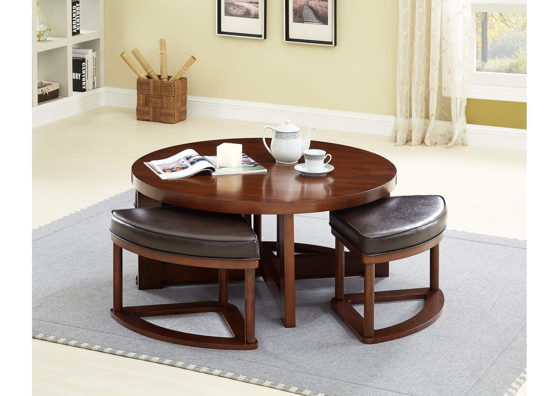 3360 Coffee Table Set,Global Trading