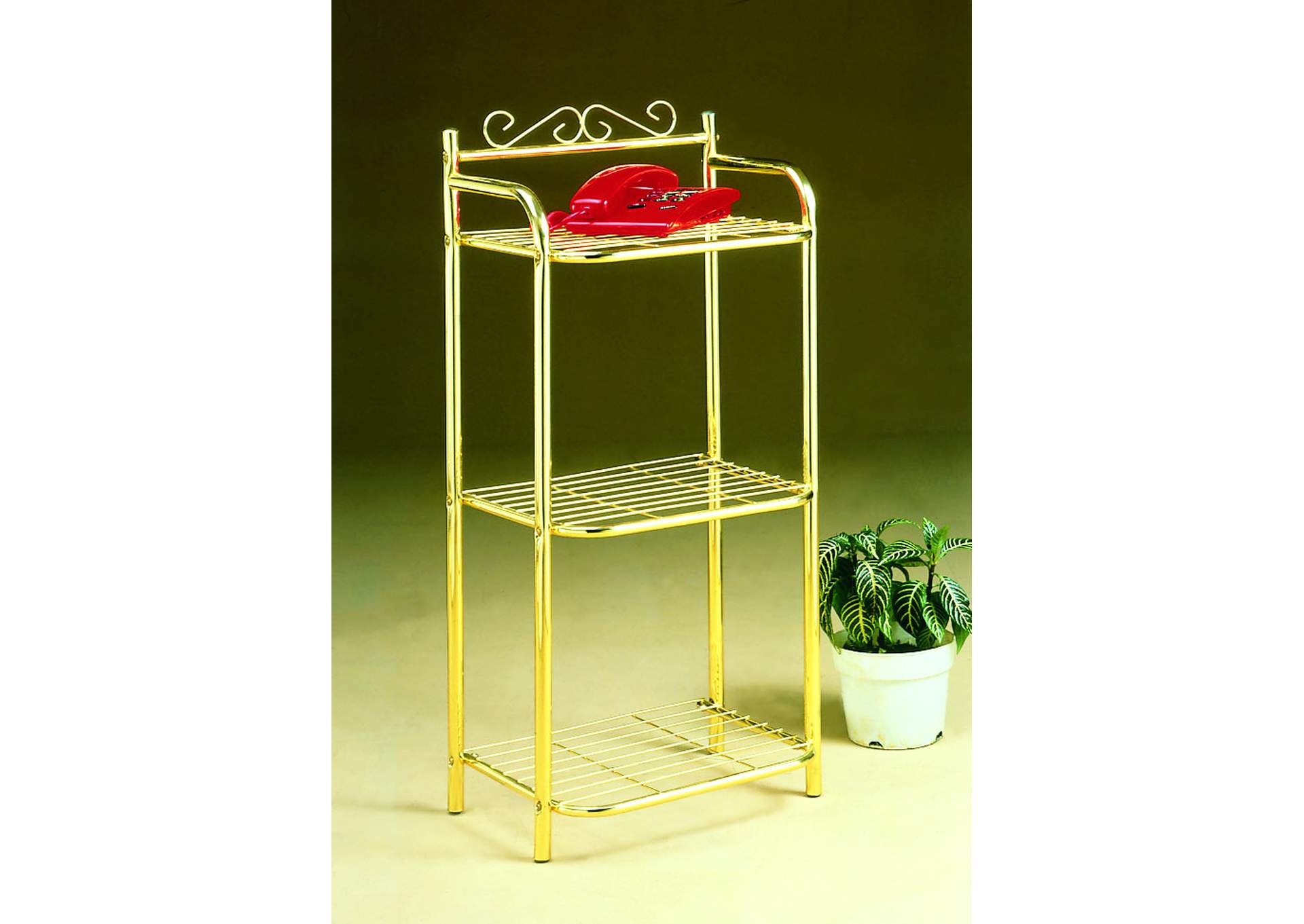 3461 Brass Phone Stand,Global Trading
