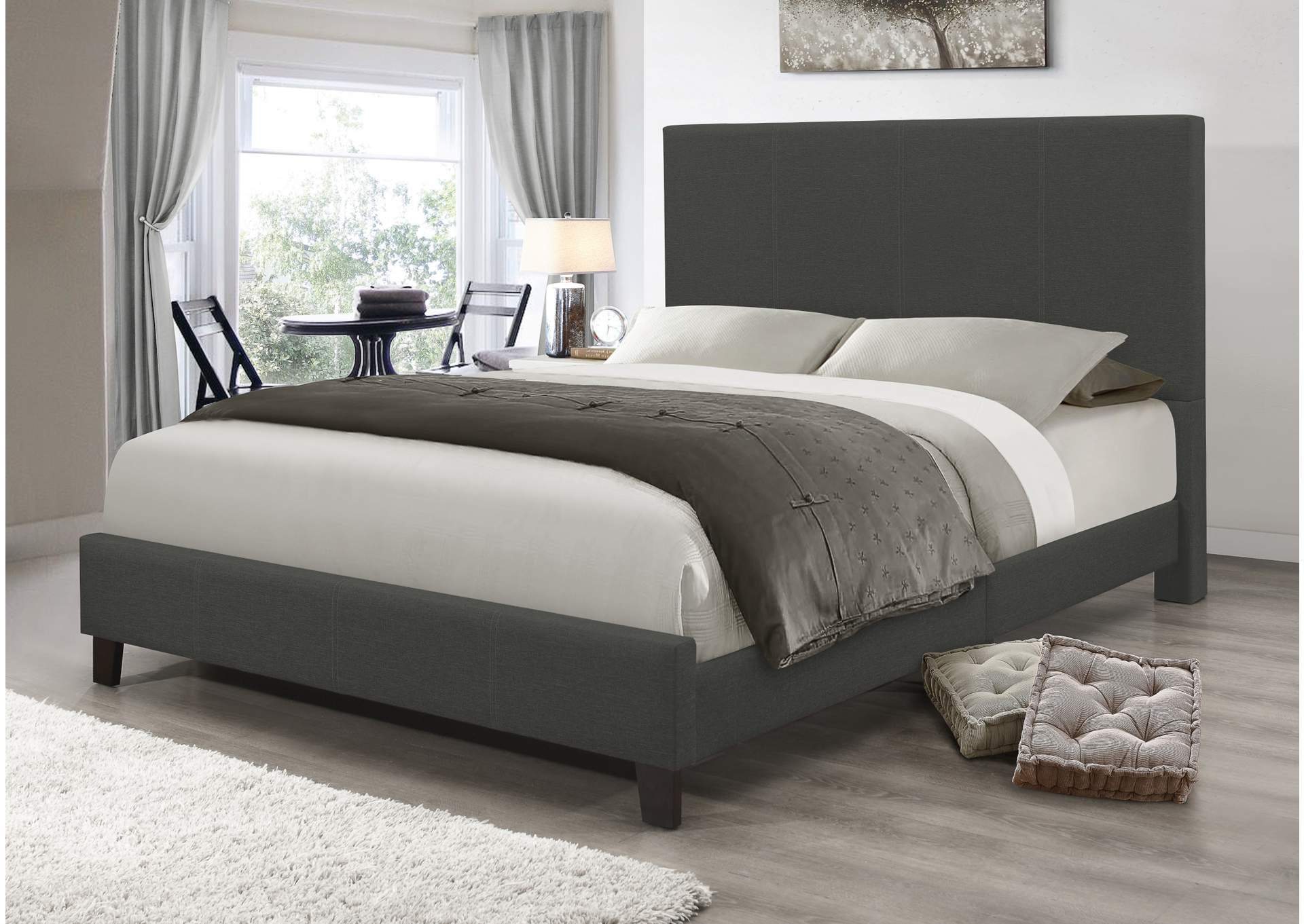 B627C Charcoal Queen Bed All In One Box,Global Trading