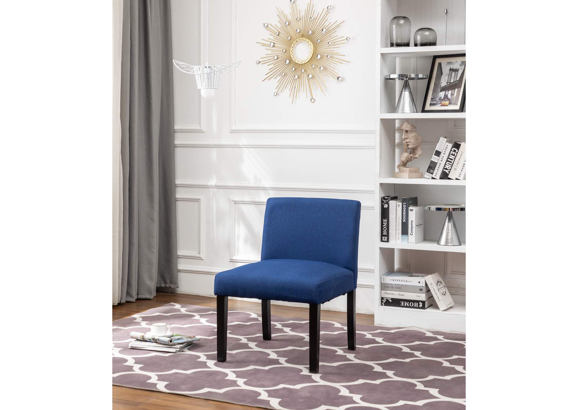 C002U Blue Chair 2-In-1Box,Global Trading