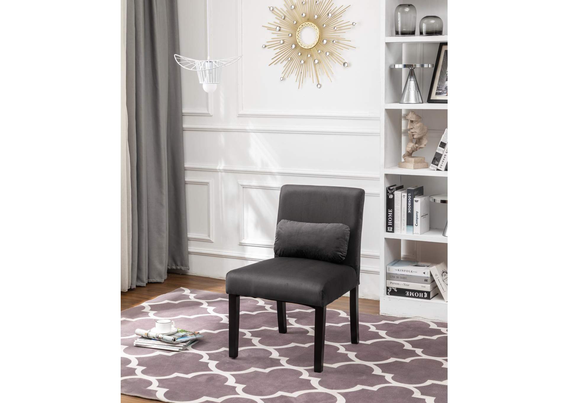 C003G Grey Chair 2-In-1Box,Global Trading