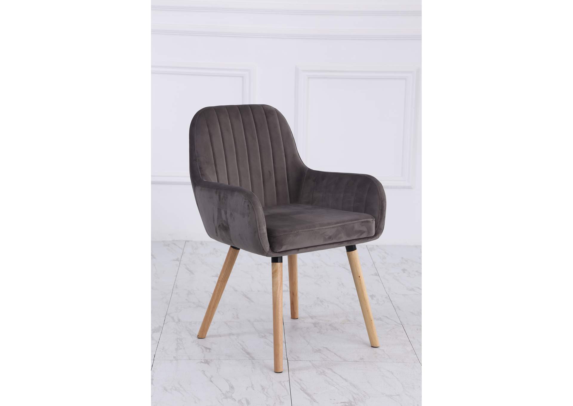 C004G Grey Dining Chair 2-In-1Box,Global Trading