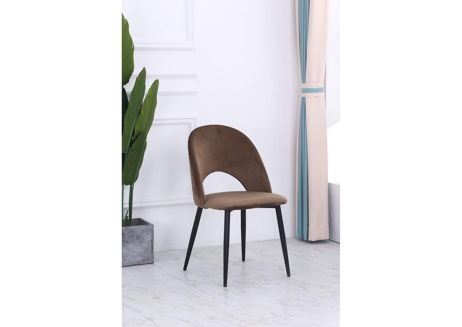 C005D Brown Dining Chair 2-In-1Box,Global Trading