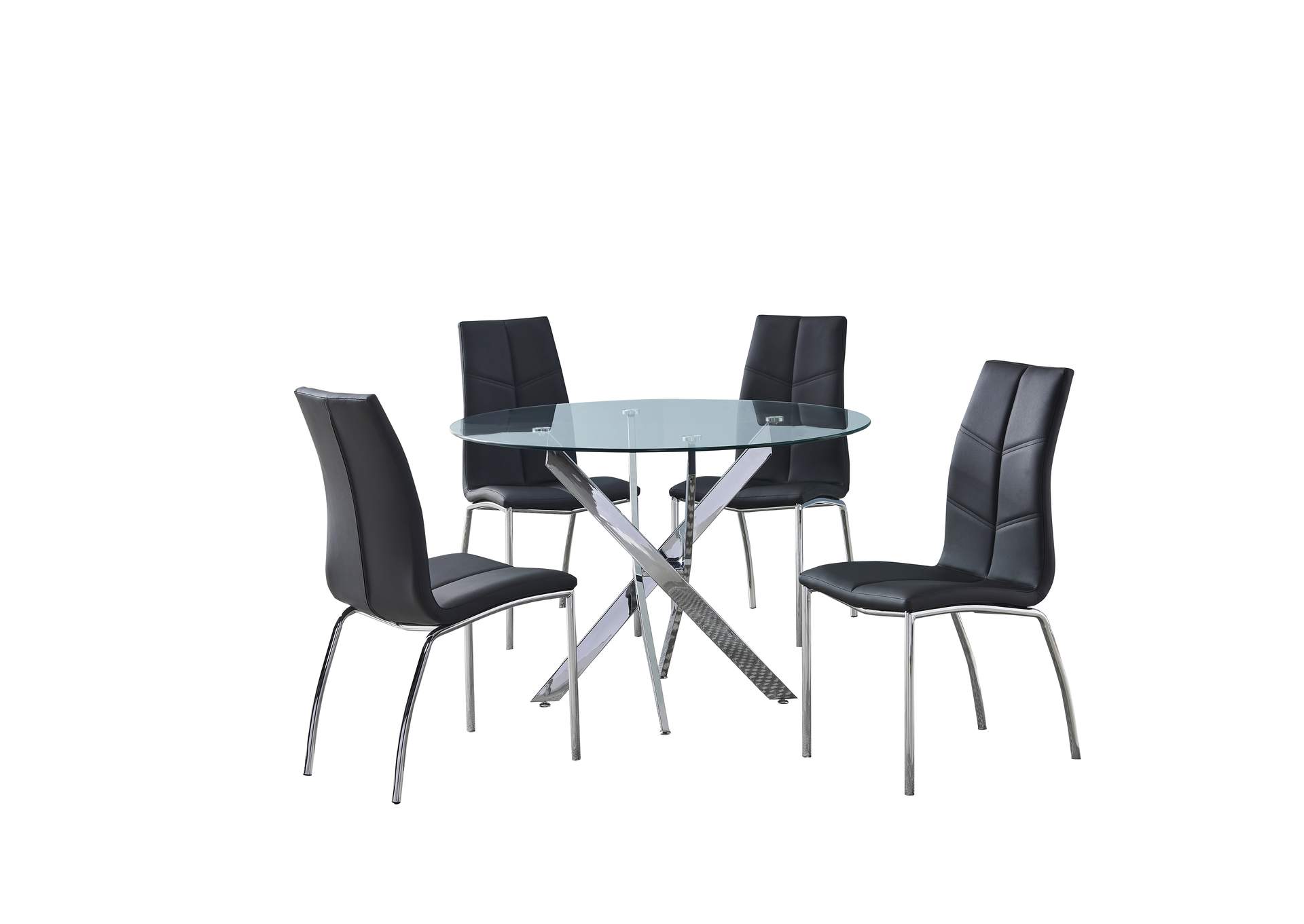 D3737 Black Dining Chair,Global Trading