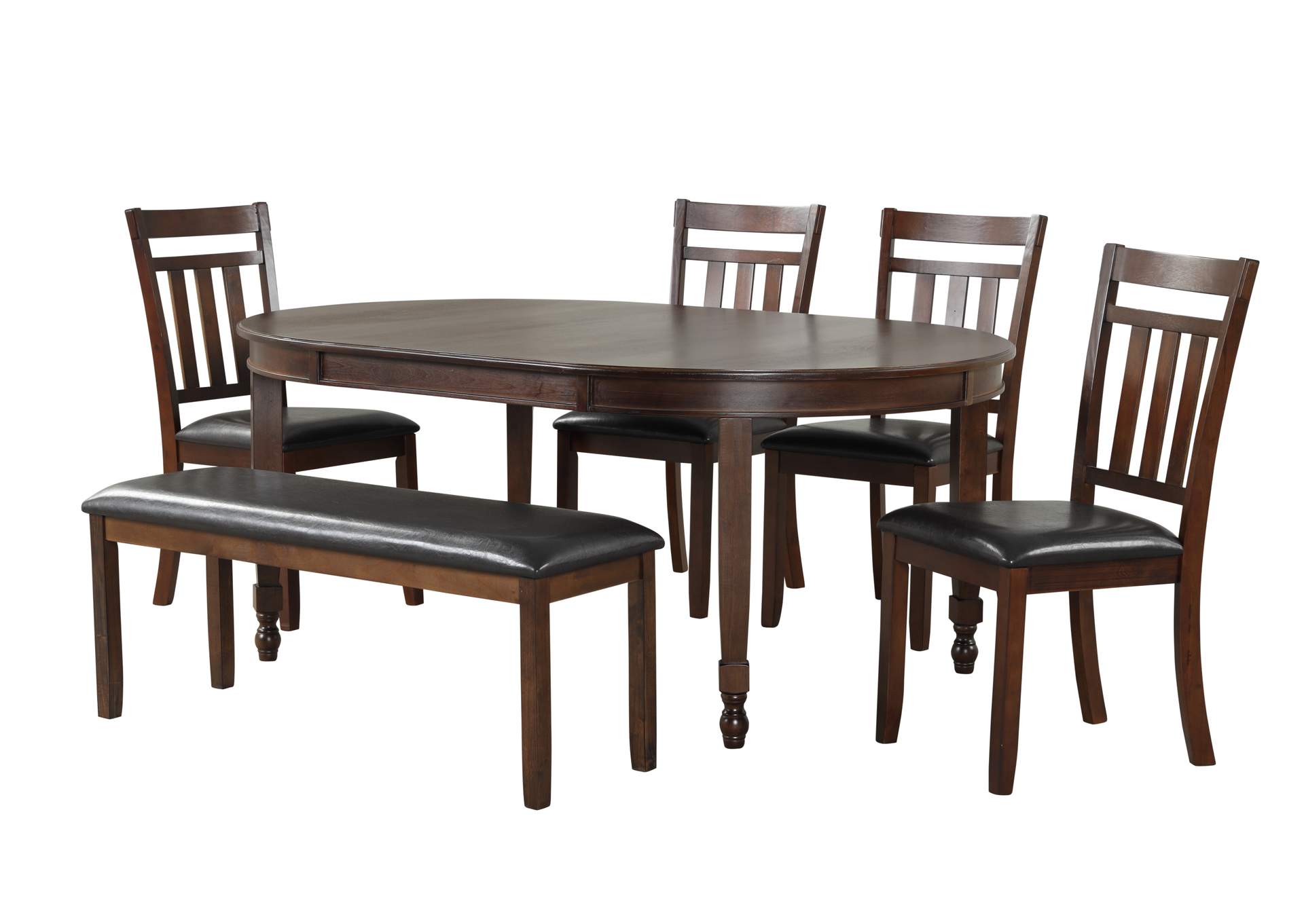 D4040D Walnut Dining Table,Global Trading