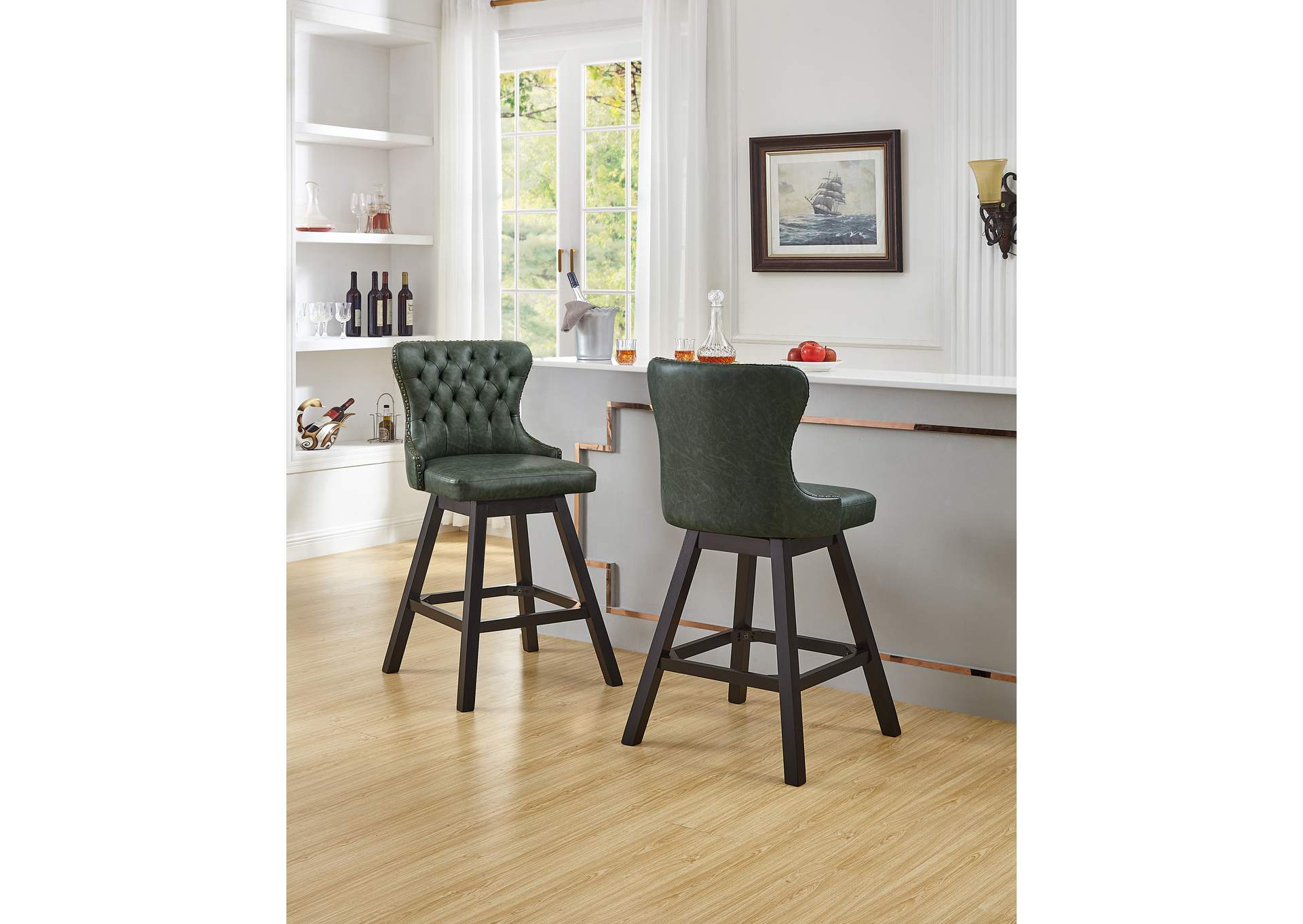 Ebs001Gn Green Bar Chair,Global Trading