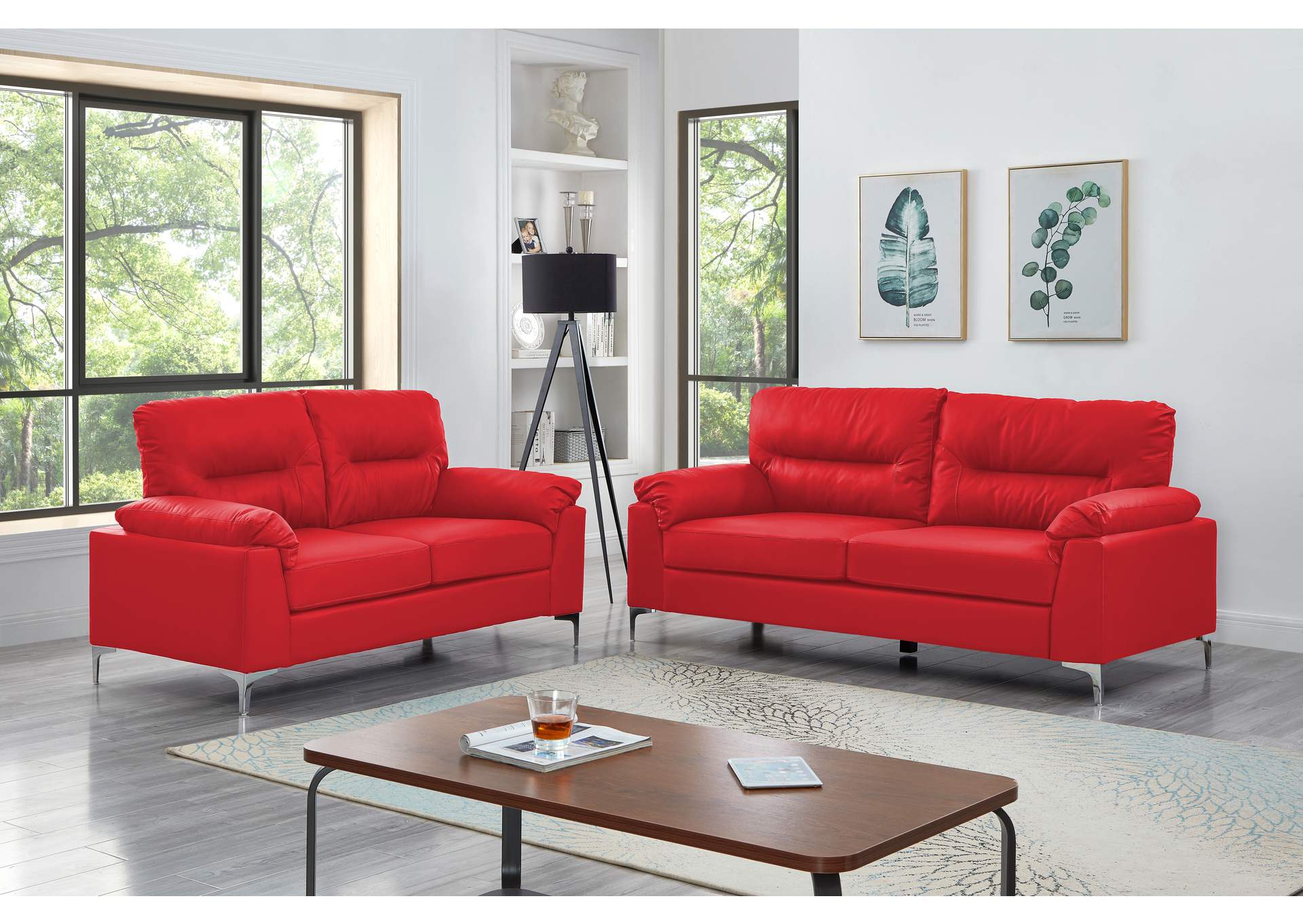 U2503 Sofa And Loveseat,Global Trading