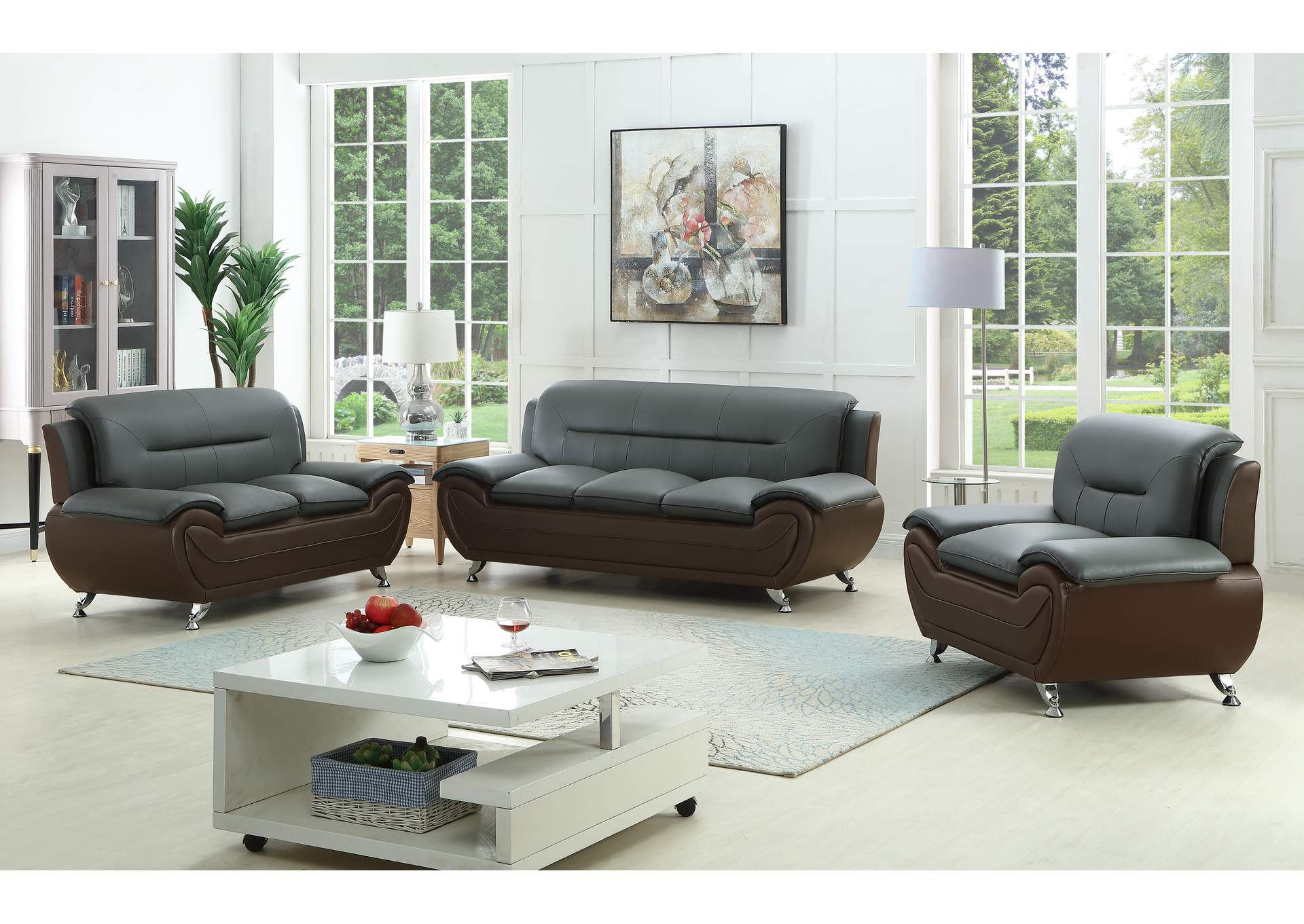 U2709 Sofa And Loveseat,Global Trading