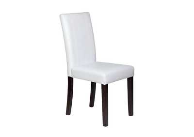 Image for 3210 White Parson Chair 2 In 1 Box