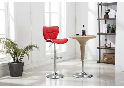 Red Bar Stool (2 In 1 Box)