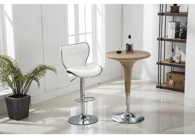 Image for 3401S White Bar Stool 2 In 1 Box