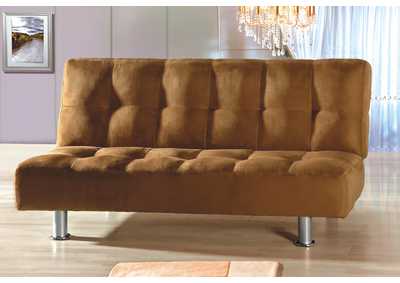 Image for 4415D Dark Brown Click - Clack Futon Sofa