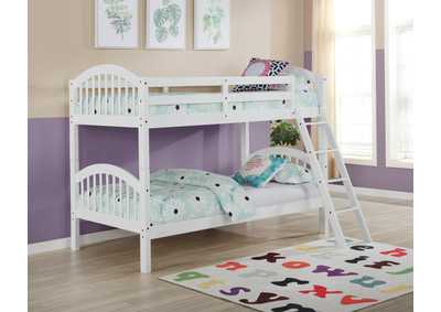 Image for White Twin/Twin Bunk Bed