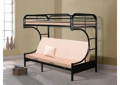 Image for Black Twin/Futon Bunk Bed