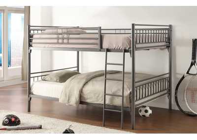 Image for Full/Full Bunk Bed Grey