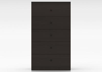 Image for Espresso 5 Drawer Chest