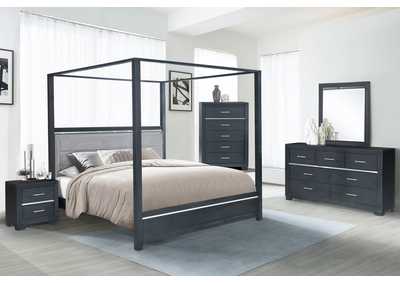 Image for B516 Grey Night Stand